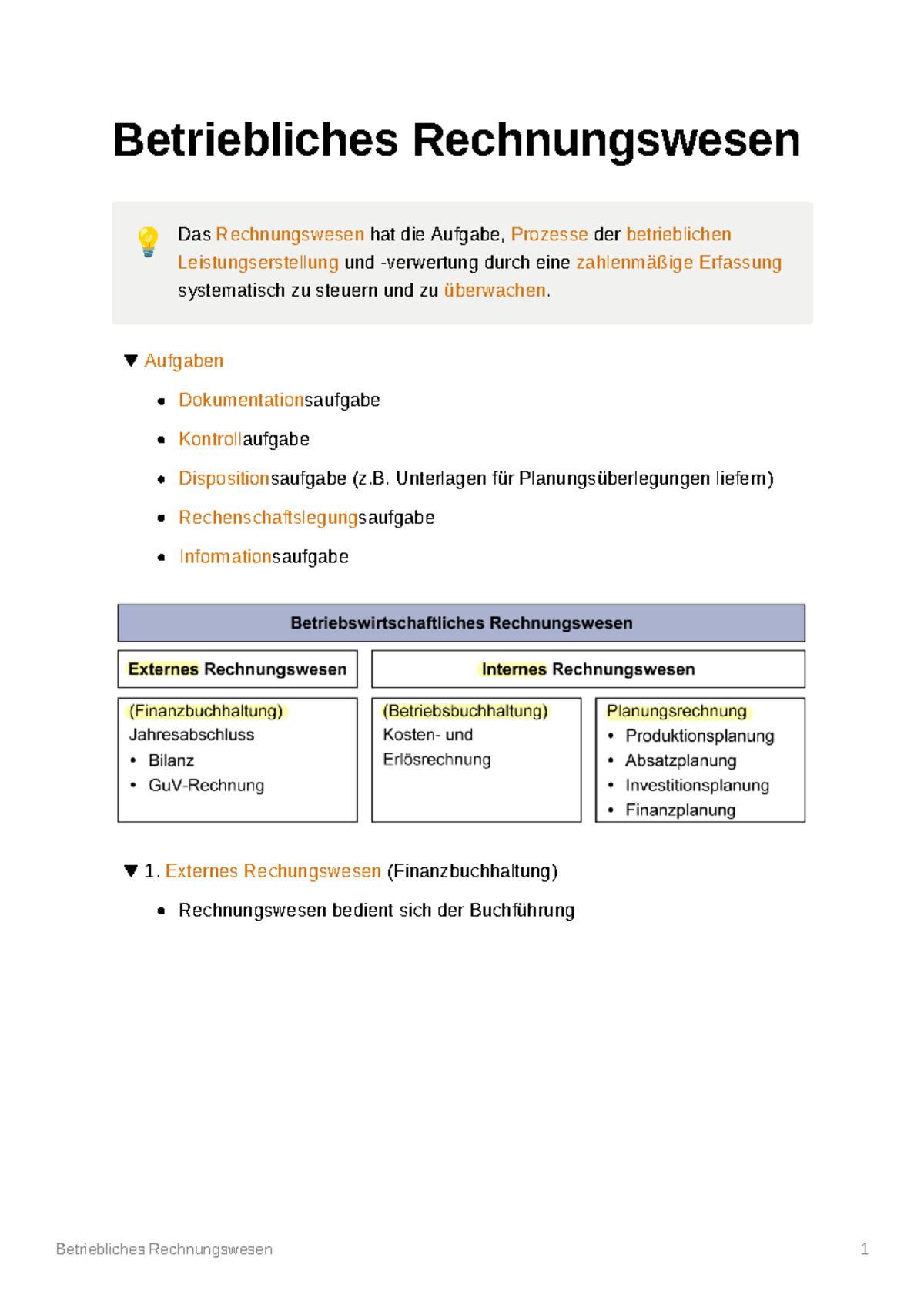 Betriebliches Rechnungswesen Grundlagen Der Wirtschaftswissenschaften ...