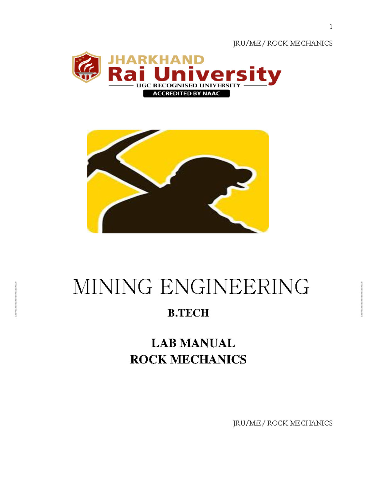 ROCK Mechanics - In Mining operations we mainly deal with hard rocks ...