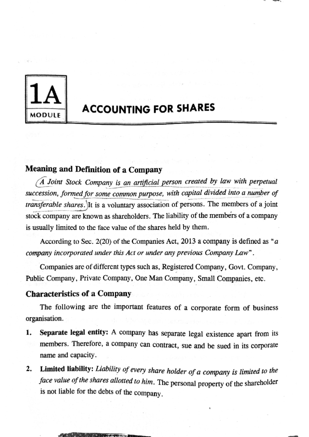 corporate accounting assignment pdf