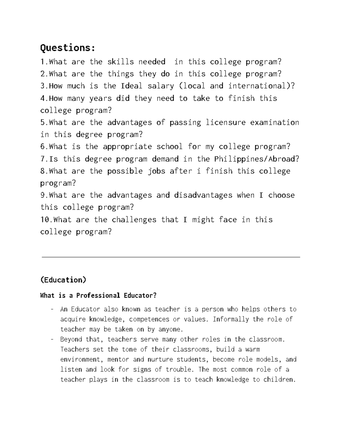 professional-educator-overview-questions-1-are-the-skills-needed-in