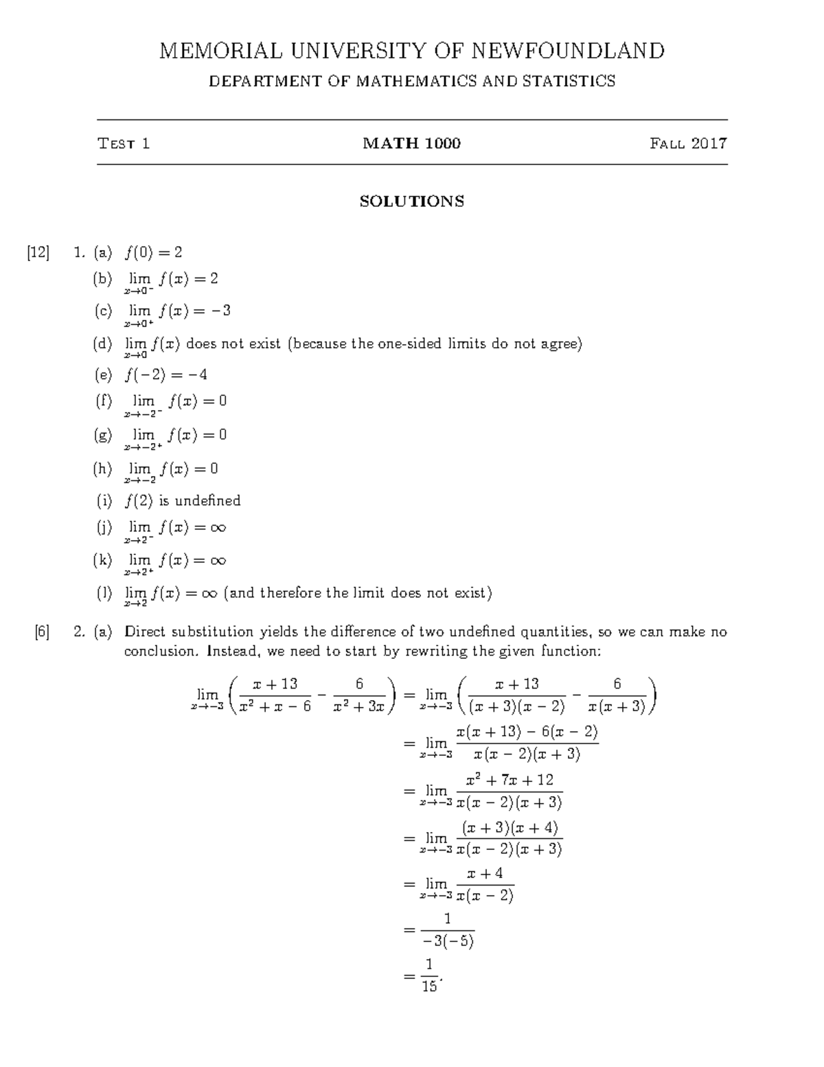 Exam 6 October 2017 Questions And Answers Math 1000 Studocu