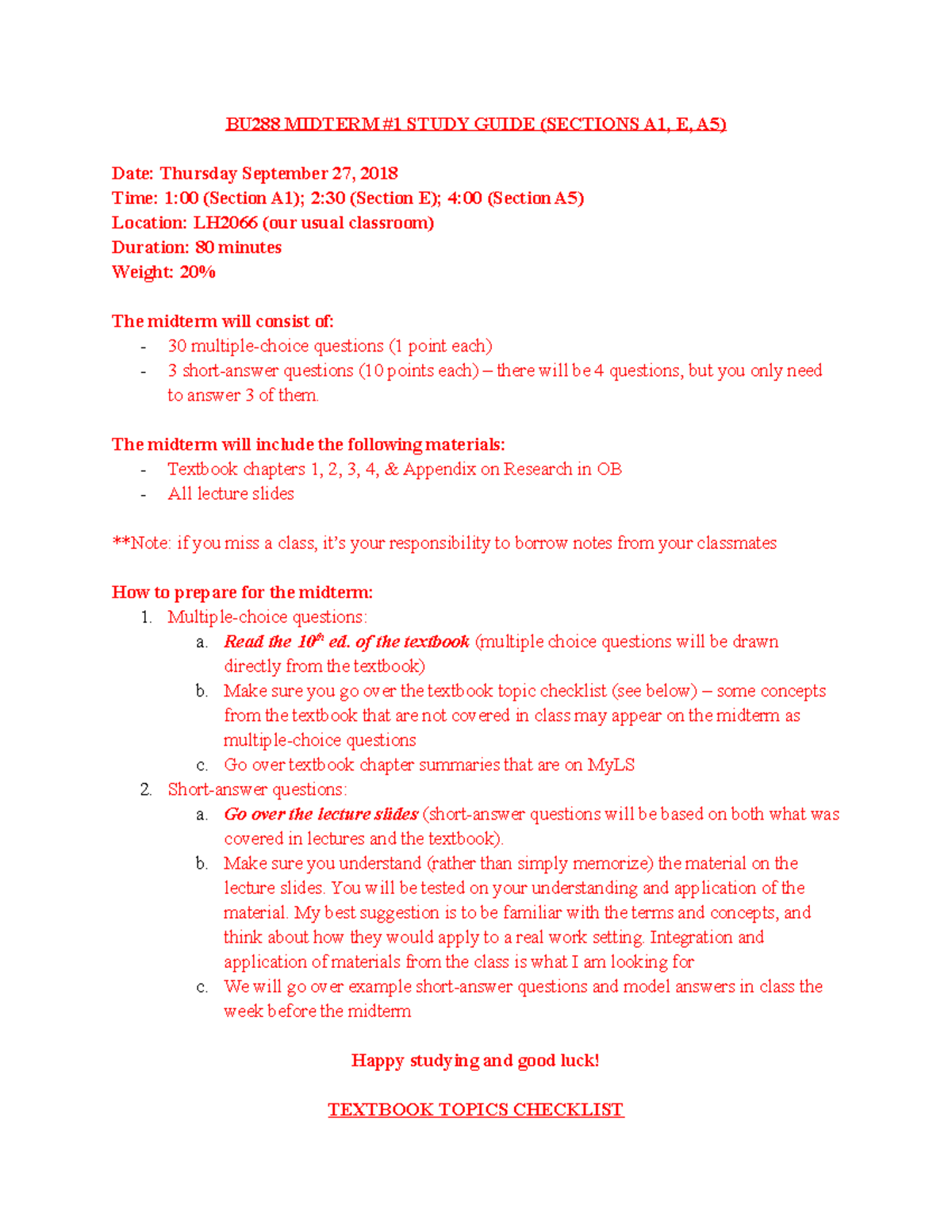 MIDTERM 2019, questions and answers - BU288 MIDTERM #1 STUDY GUIDE ...