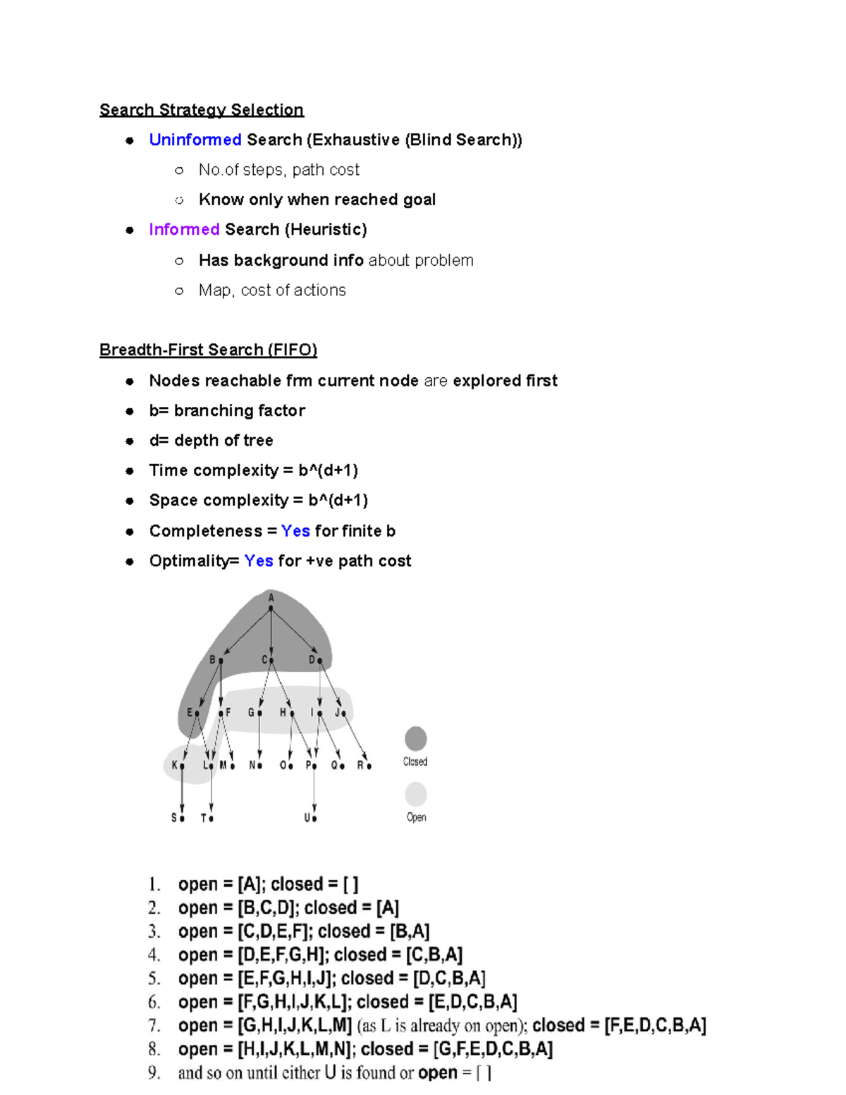 Chap 2.4 Exhaustive Search (blind search) - Search Strategy Selection ...