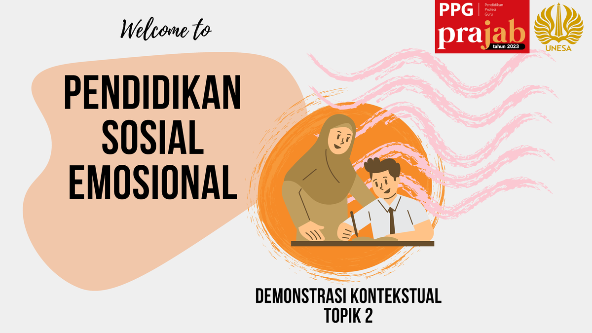 Demonstrasi Kontekstual Topik 1 Lembar Kerja Kelompok Pendidikan Sosial Emosional Welcome To