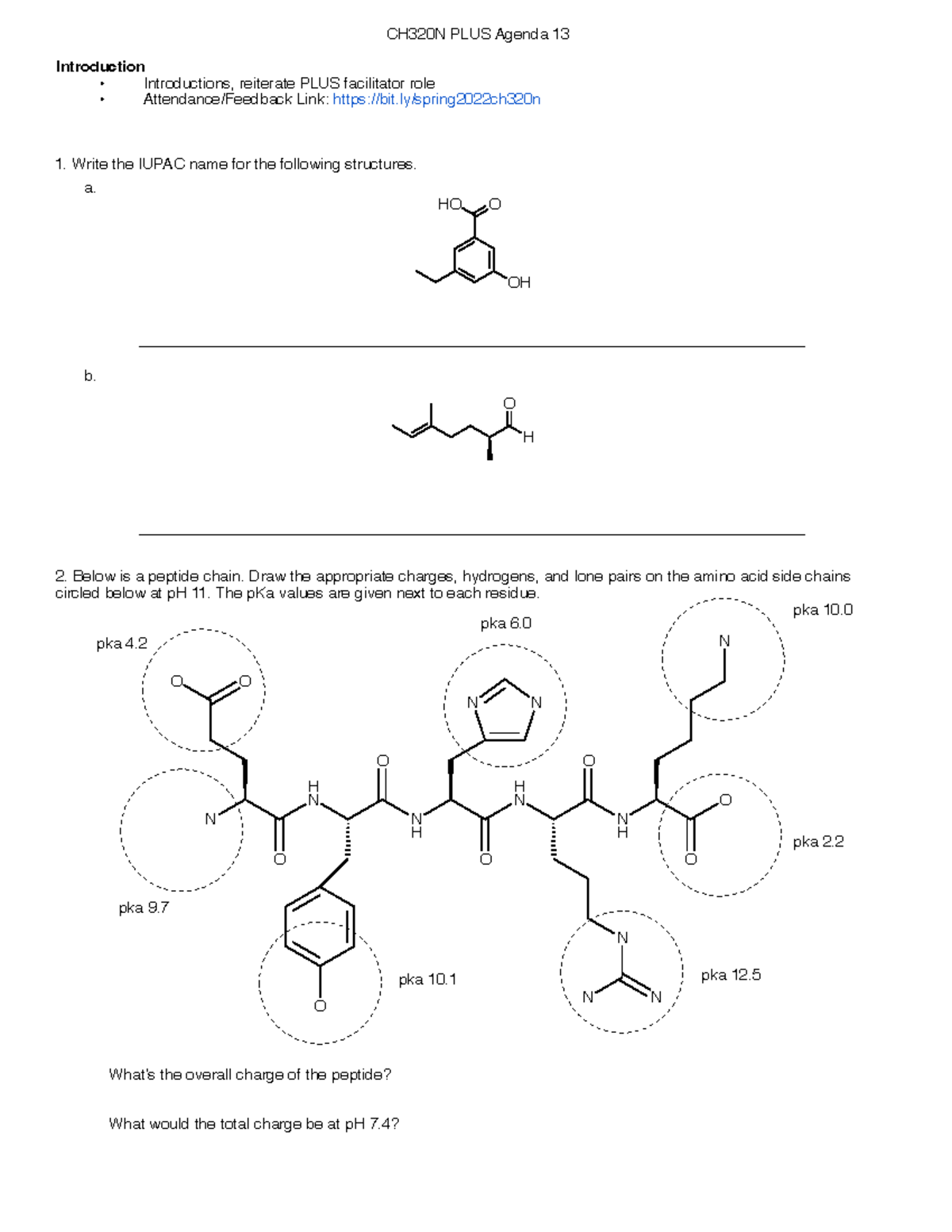 Unit 4 blank practice - Introduction - Introductions, reiterate PLUS ...