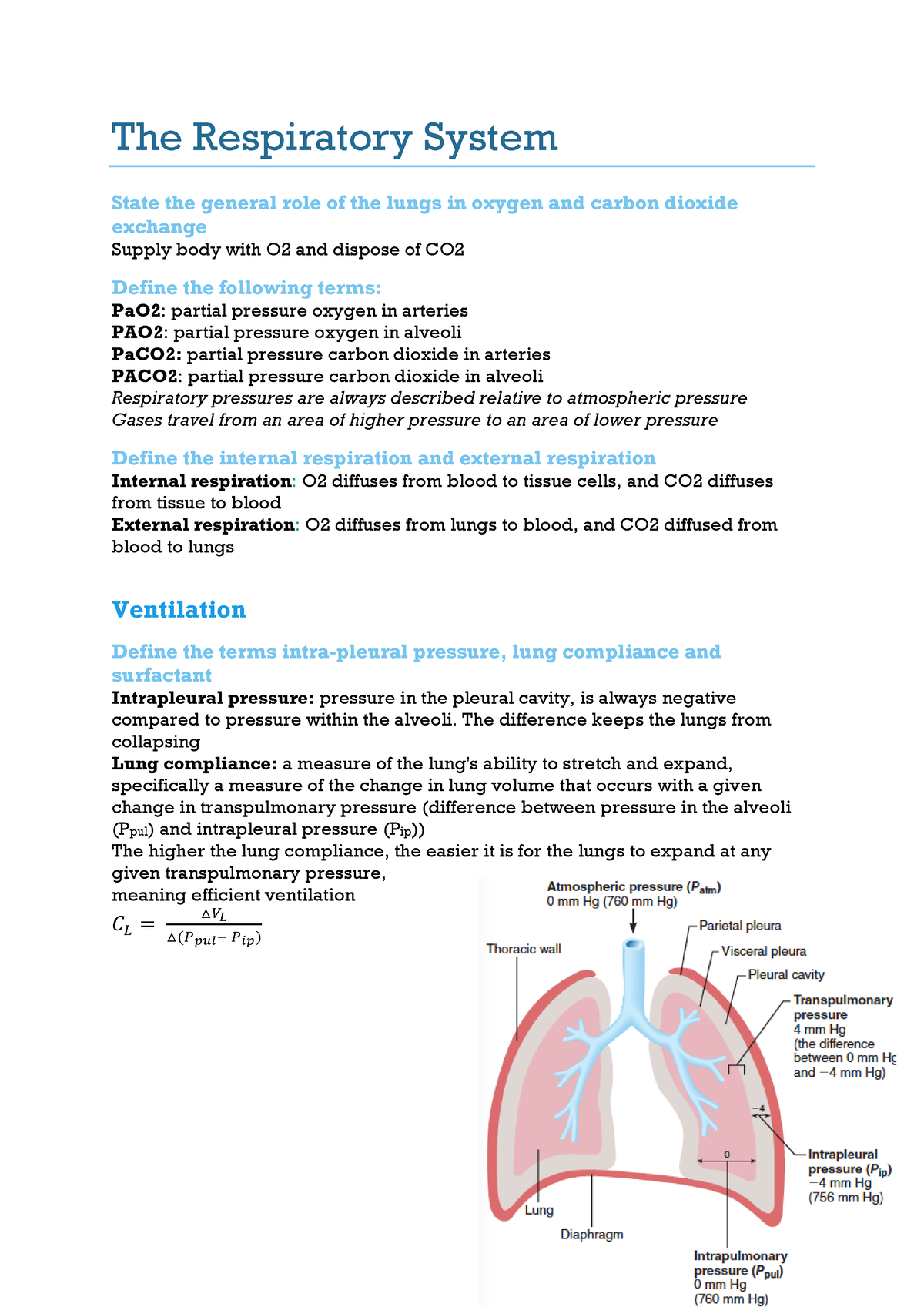 11 Respiratory System-converted - The Respiratory System State The 