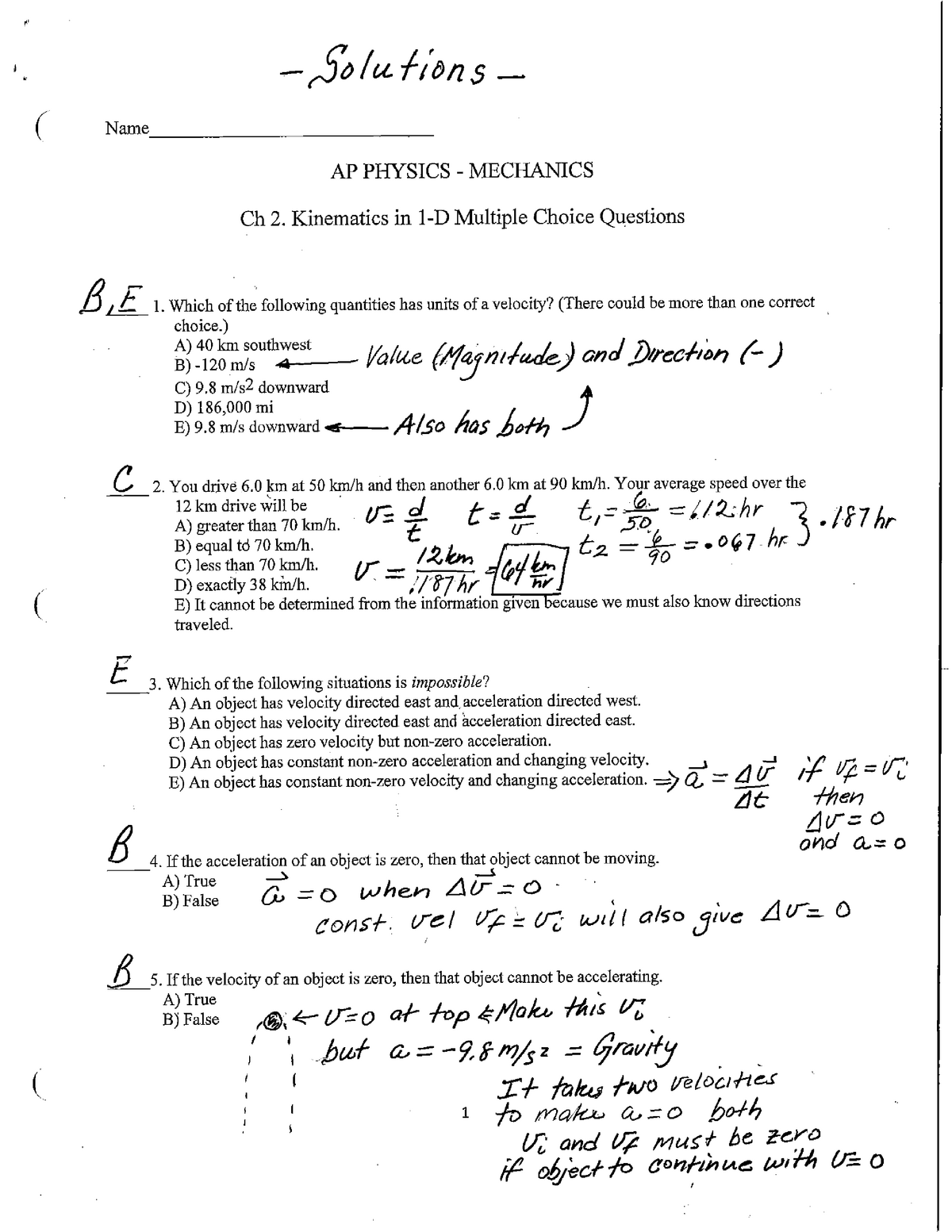 Ch2 Multiple Choice Solutions 16 Studocu