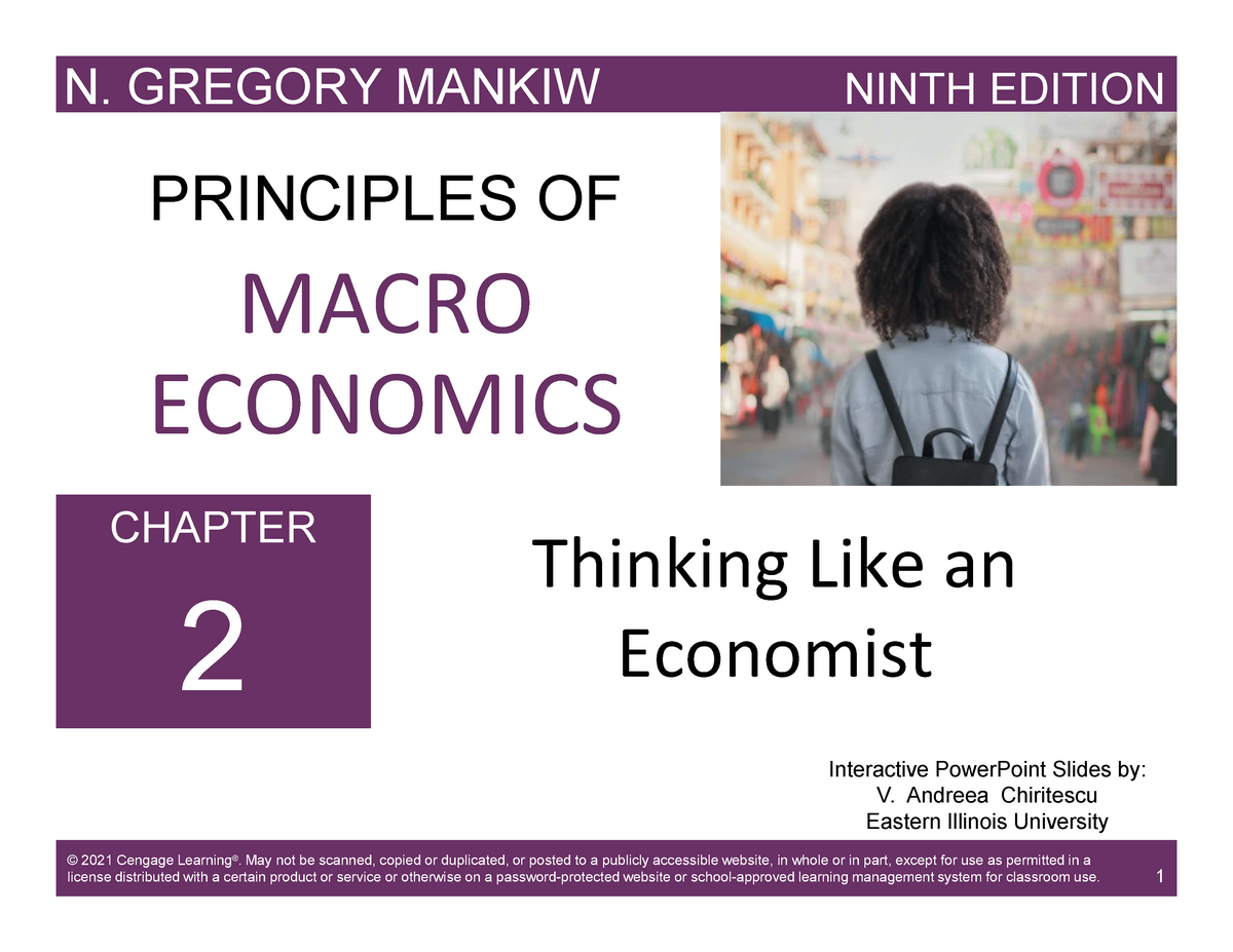 Ch02 Thinking Like An Economist - Interactive PowerPoint Slides By: V ...