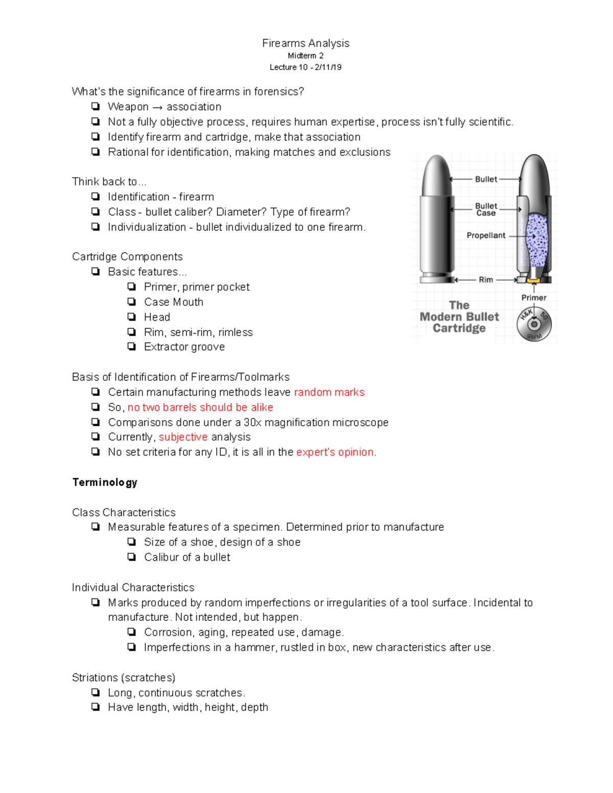 11-firearms-analysis-lecture-notes-11-midterm-2-lecture-10-2-11