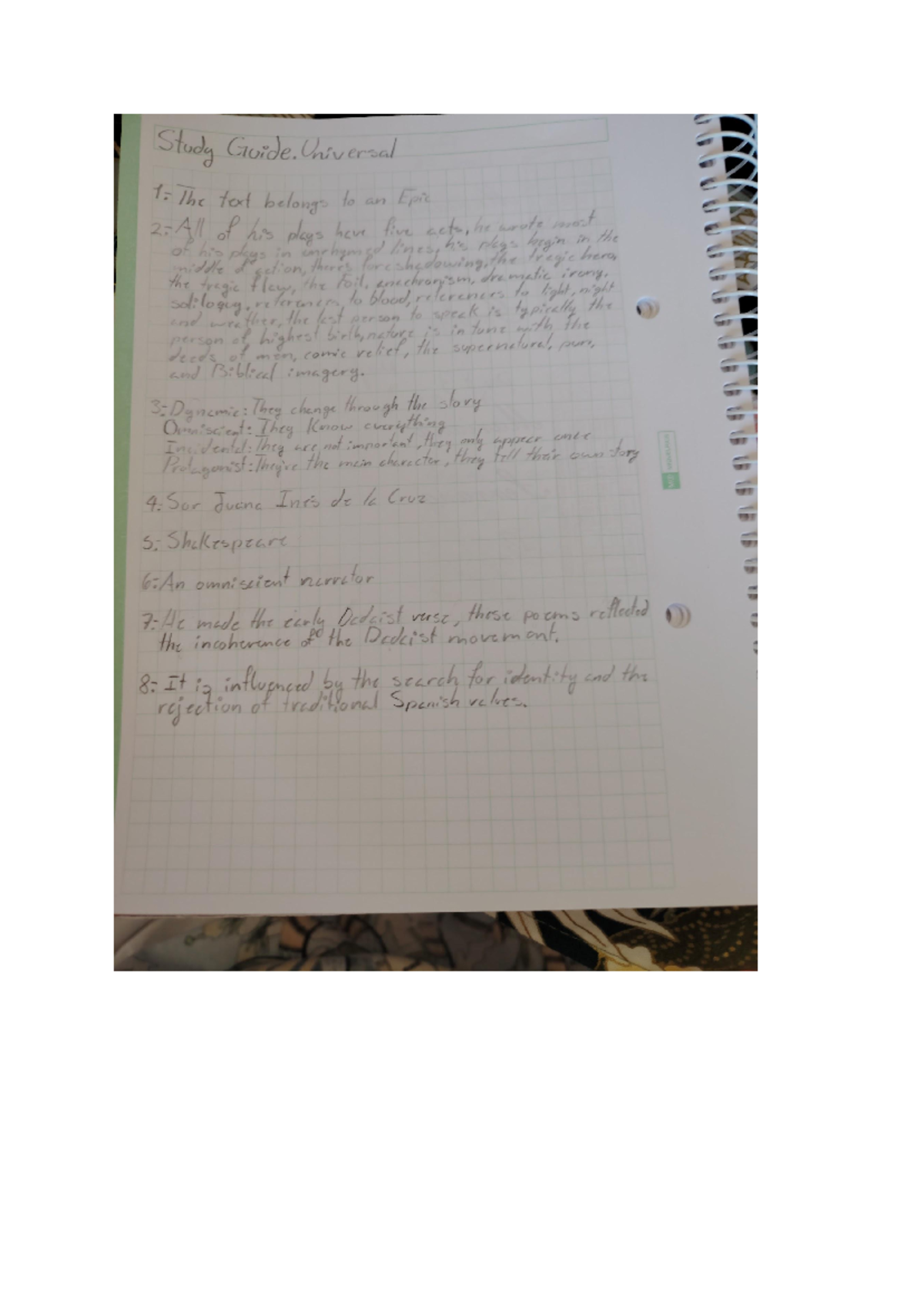 Study Guide Universal - Study Guide. Universal 1. The text belongs to ...