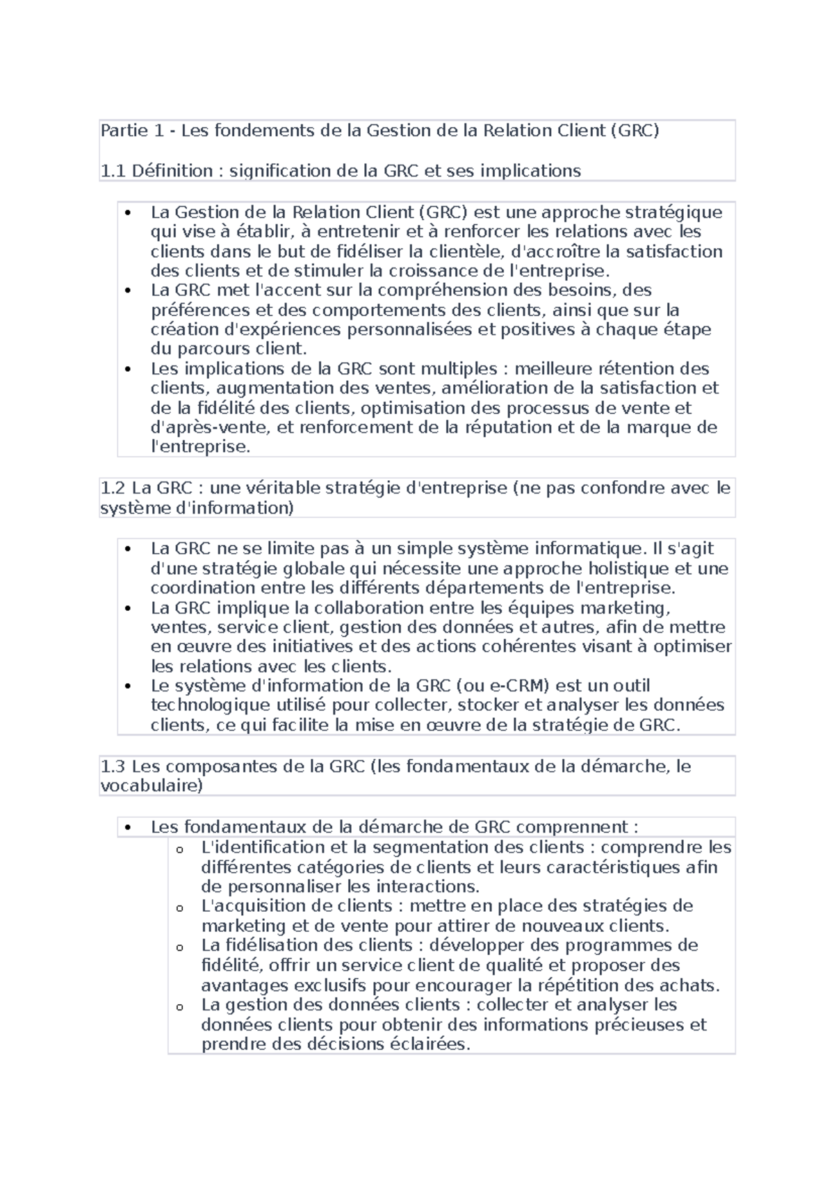 PPT Partie 1 - Quelques elements sur la GRC - Partie 1 - Les fondements ...