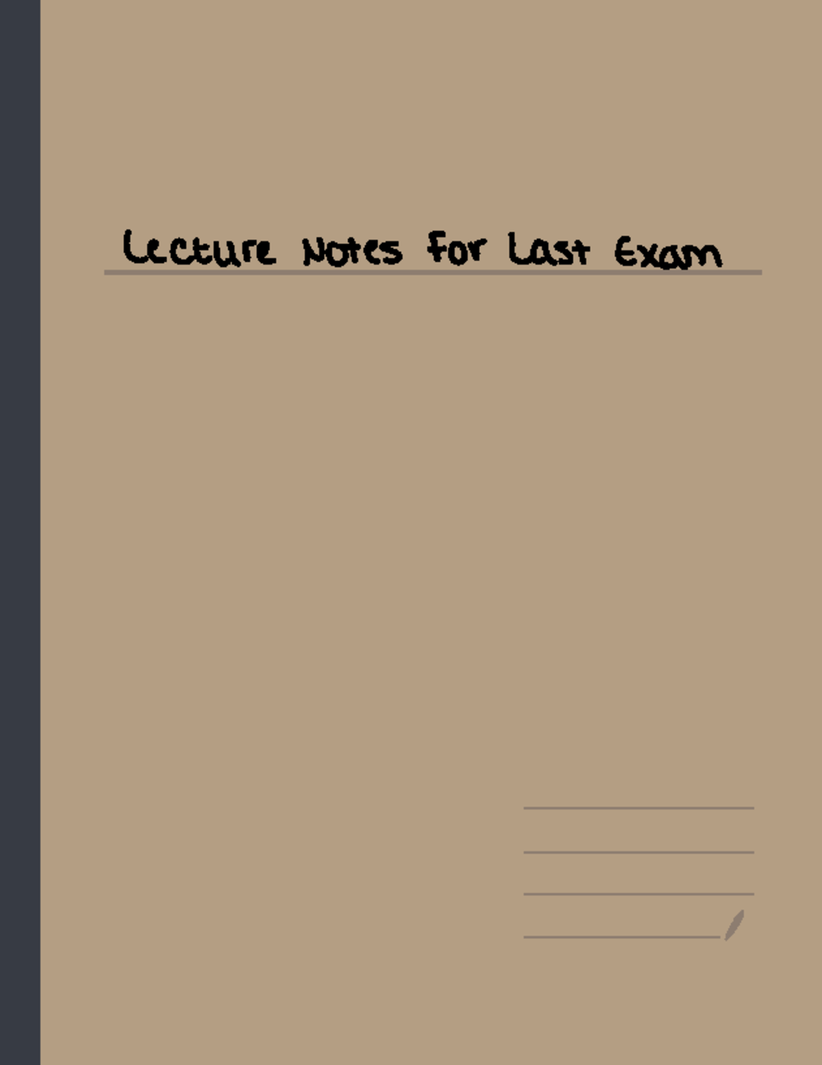 Last Exam Lecture - Redden - Lecture Notes For Last Exam s ps somatic ...