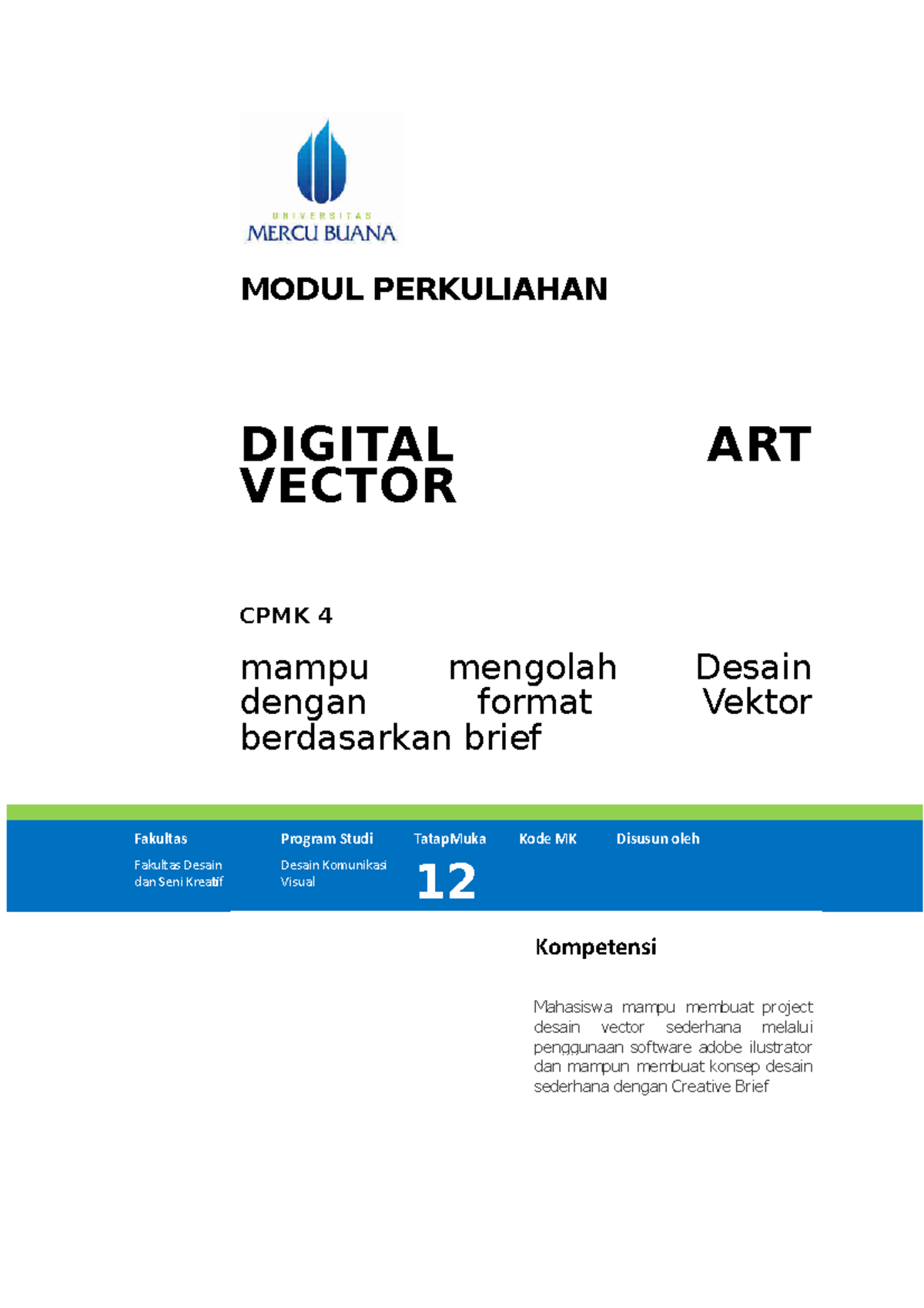 Modul tm 12 vector art - MODUL PERKULIAHAN DIGITAL ART VECTOR CPMK 4 ...