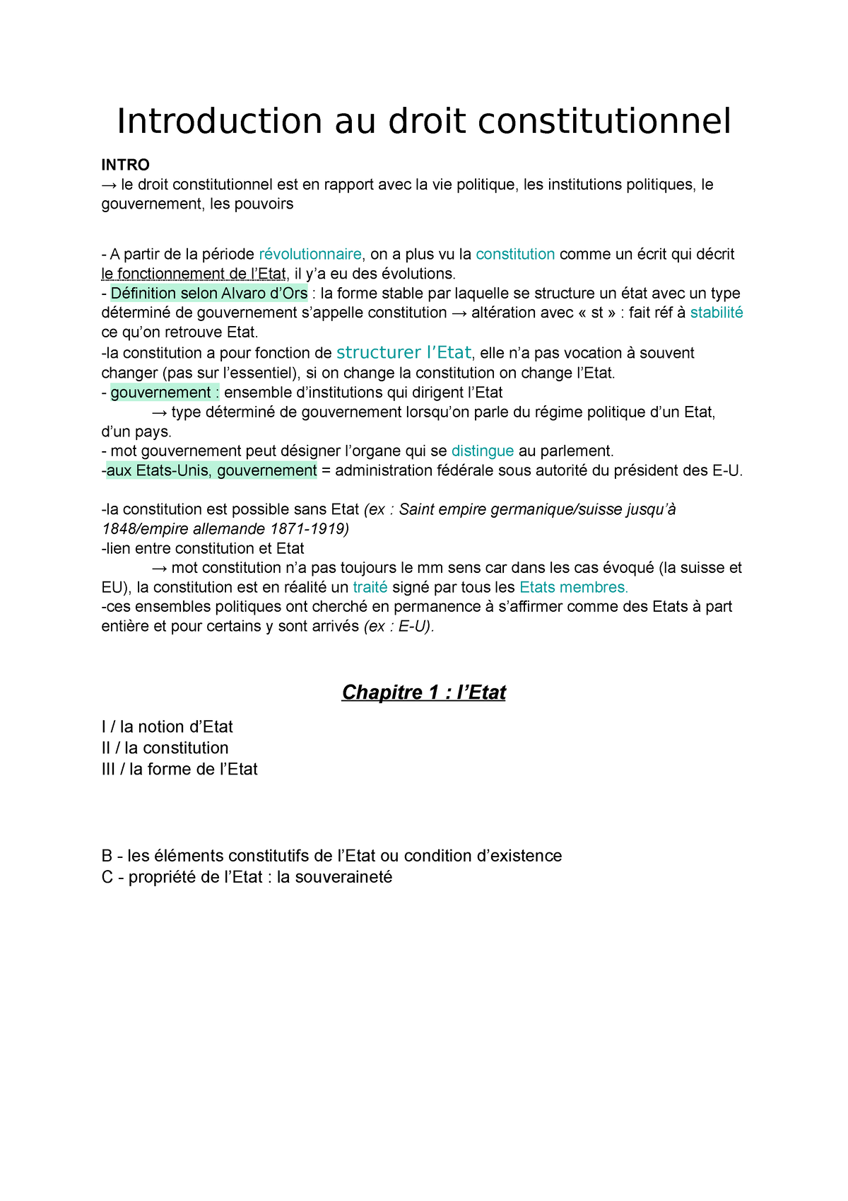 Introduction Au Droit Constitutionnel - Introduction Au Droit ...