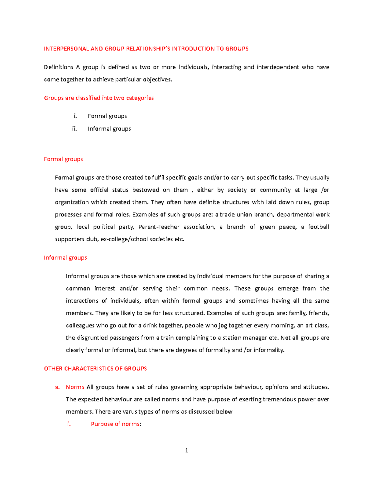 2023 new Organizational Behviour. Group Formation AND Types Conflict ...