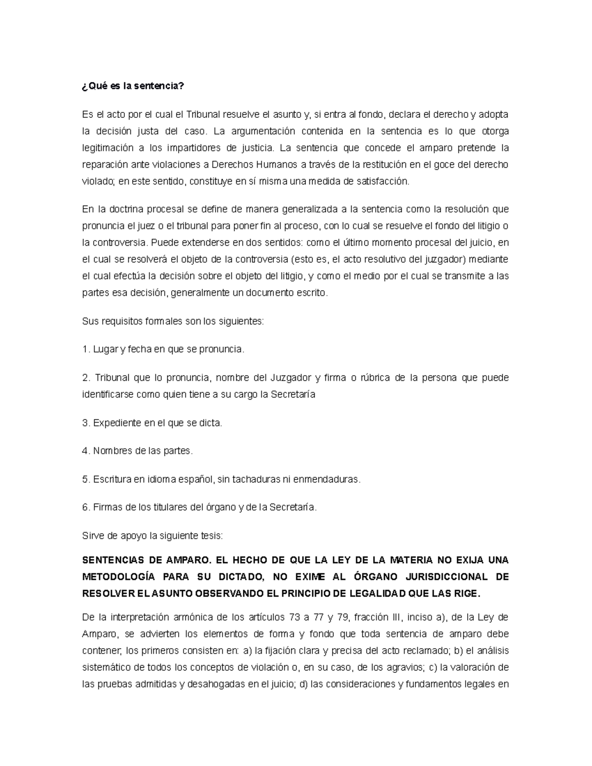 Cumplimiento Y Ejecución DE LAS Sentencias DE Amparo - ¿Qué es la ...
