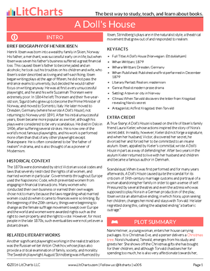 a doll's house litcharts