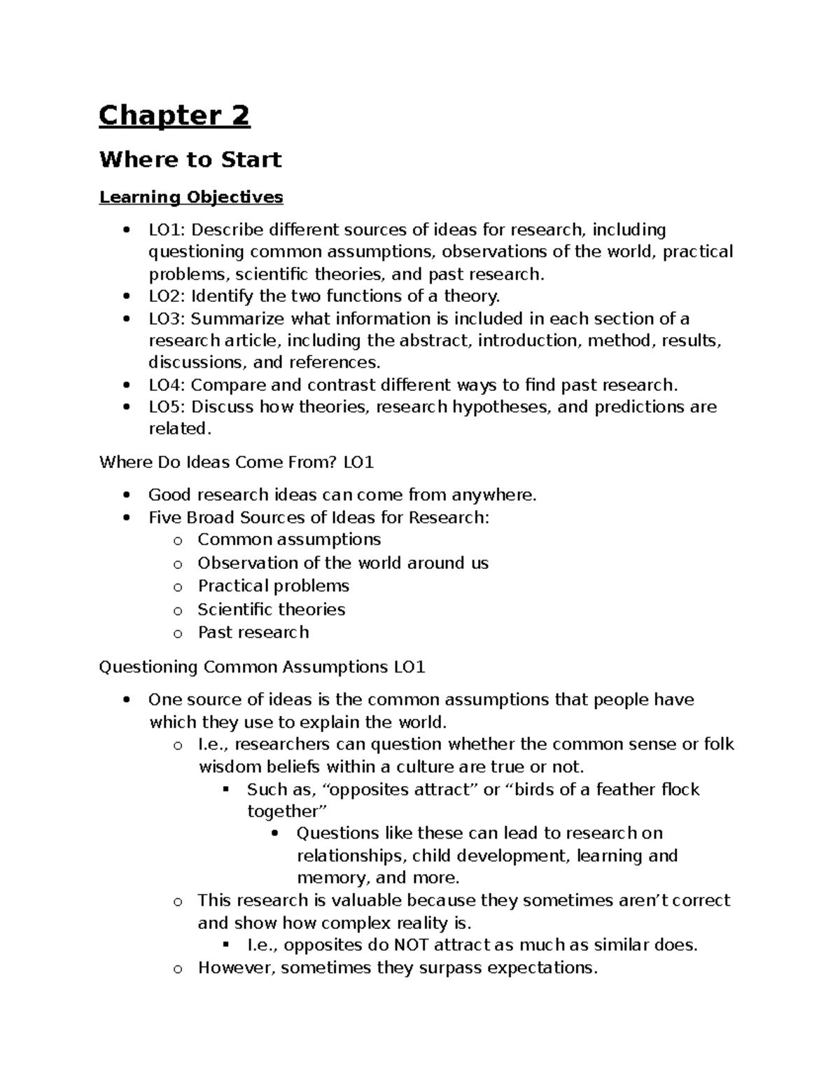 Psyc 217 Chapter 2 Textbook Notes Chapter 2 Where To Start Learning Psyc 217 Chapter 2 Textbook Notes Chapter 2 Where To Start Learning