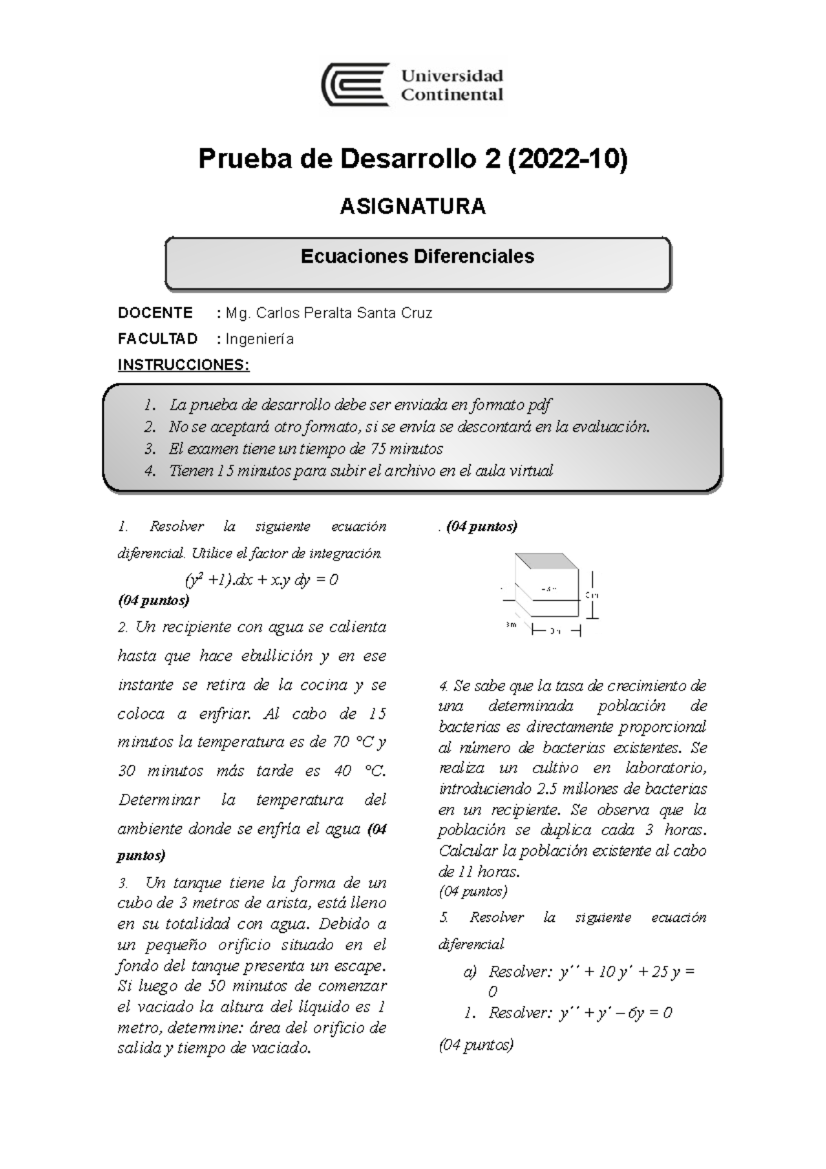 Prueba De Desarrollo 2 - (05-05-22)contiene Las Preguntas De Todo El ...