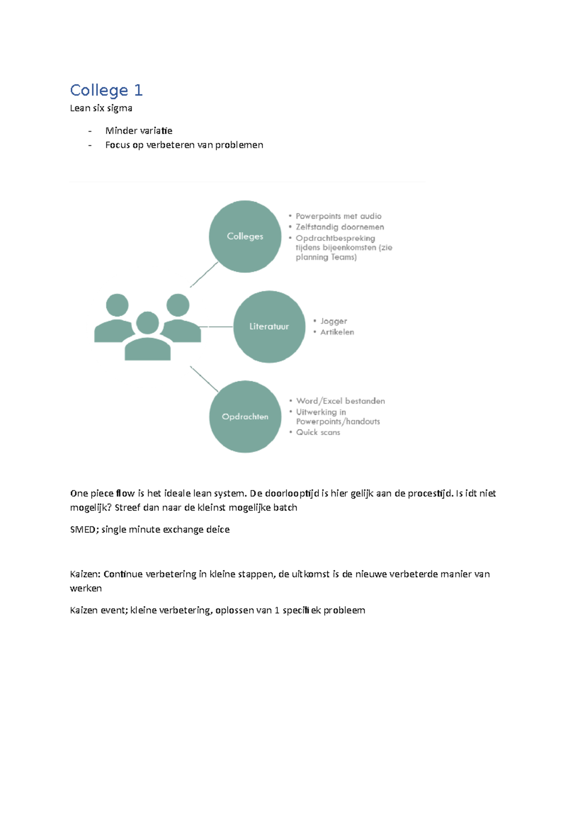 lean-6-sigma-samenvatting-college-1-lean-six-sigma-minder-variatie