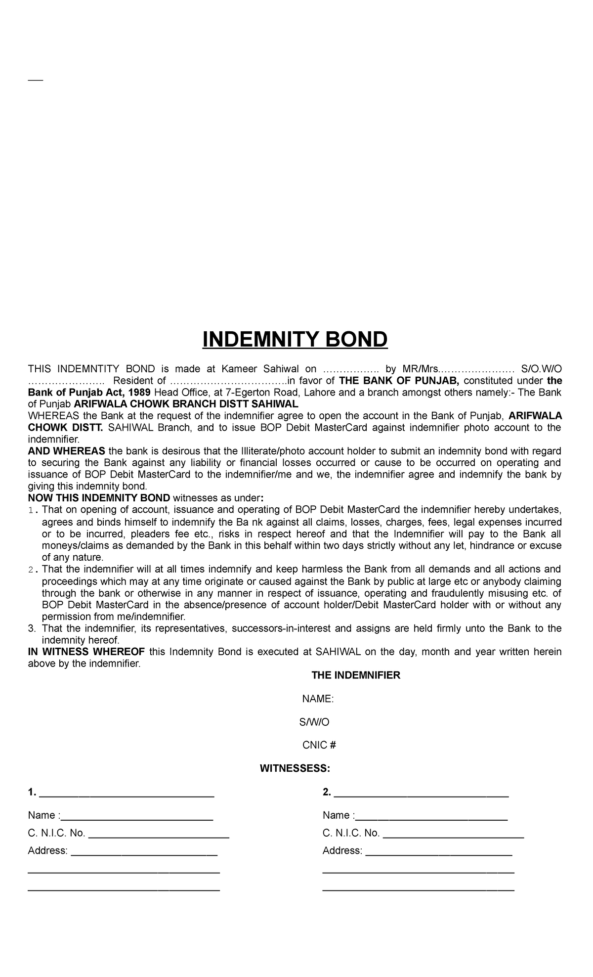 atm-indemnity-bond-illiterate-account-holder-per-indemnity-bond-this