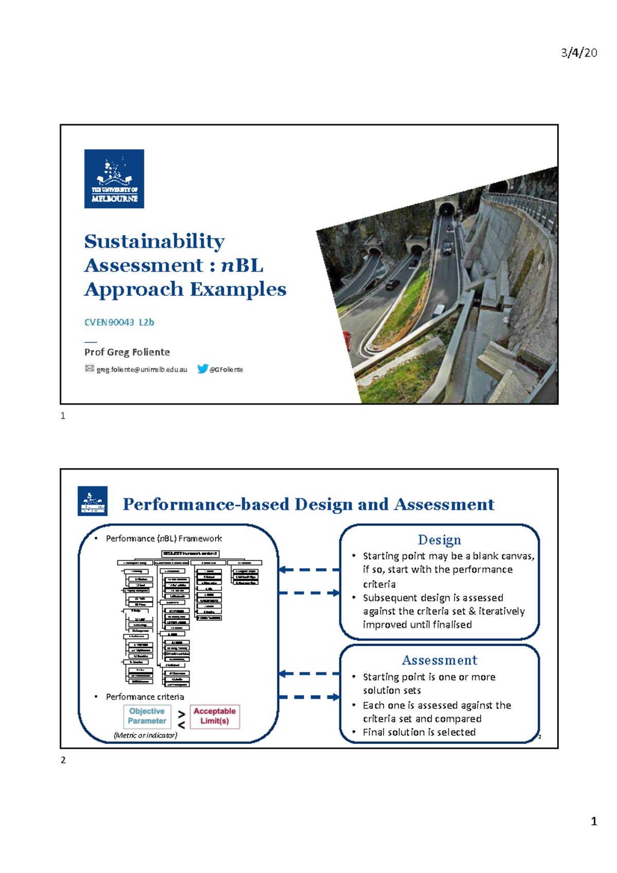 2020 L2b Sustainability n BL examples Handout 2pp - Sustainability ...