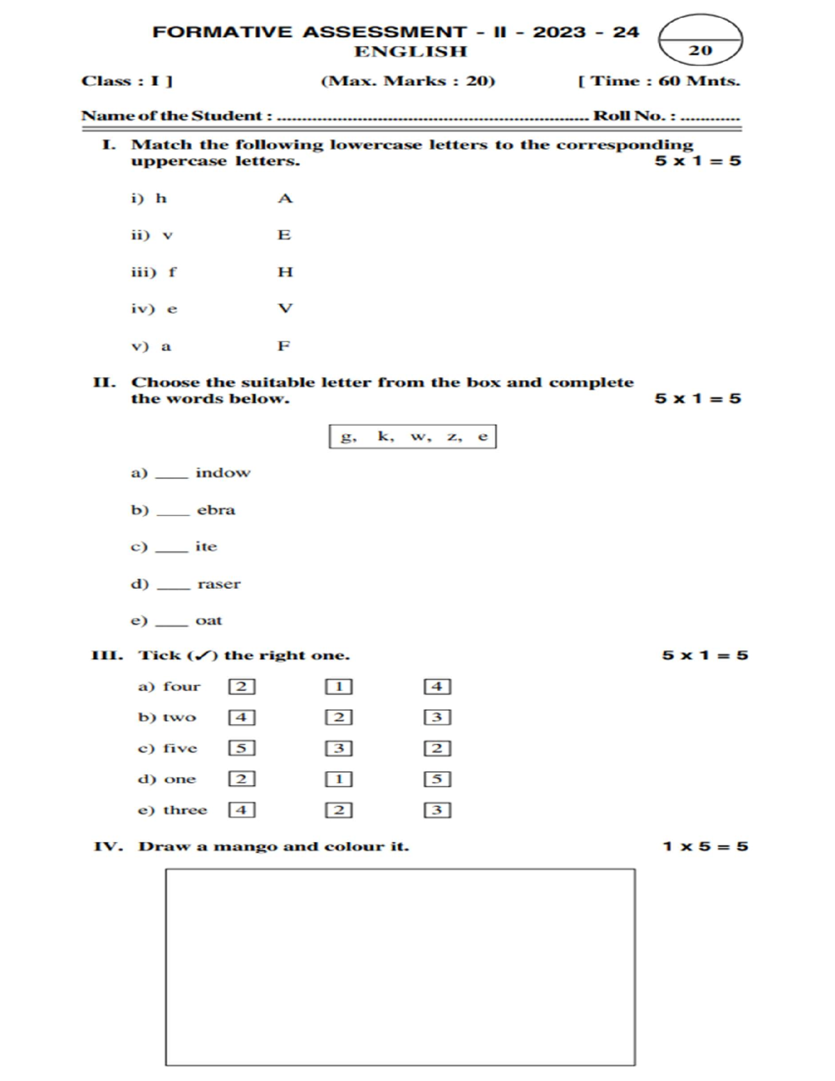 1-5 ENG Single PAGE FA 2 - HAI - Mathematics-I - Studocu