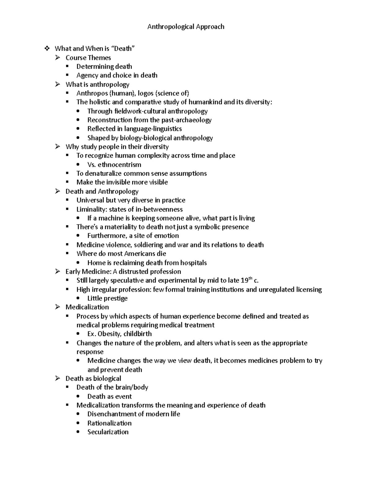 Death and Dying 1:11:20 - Anthropological Approach What and When is ...