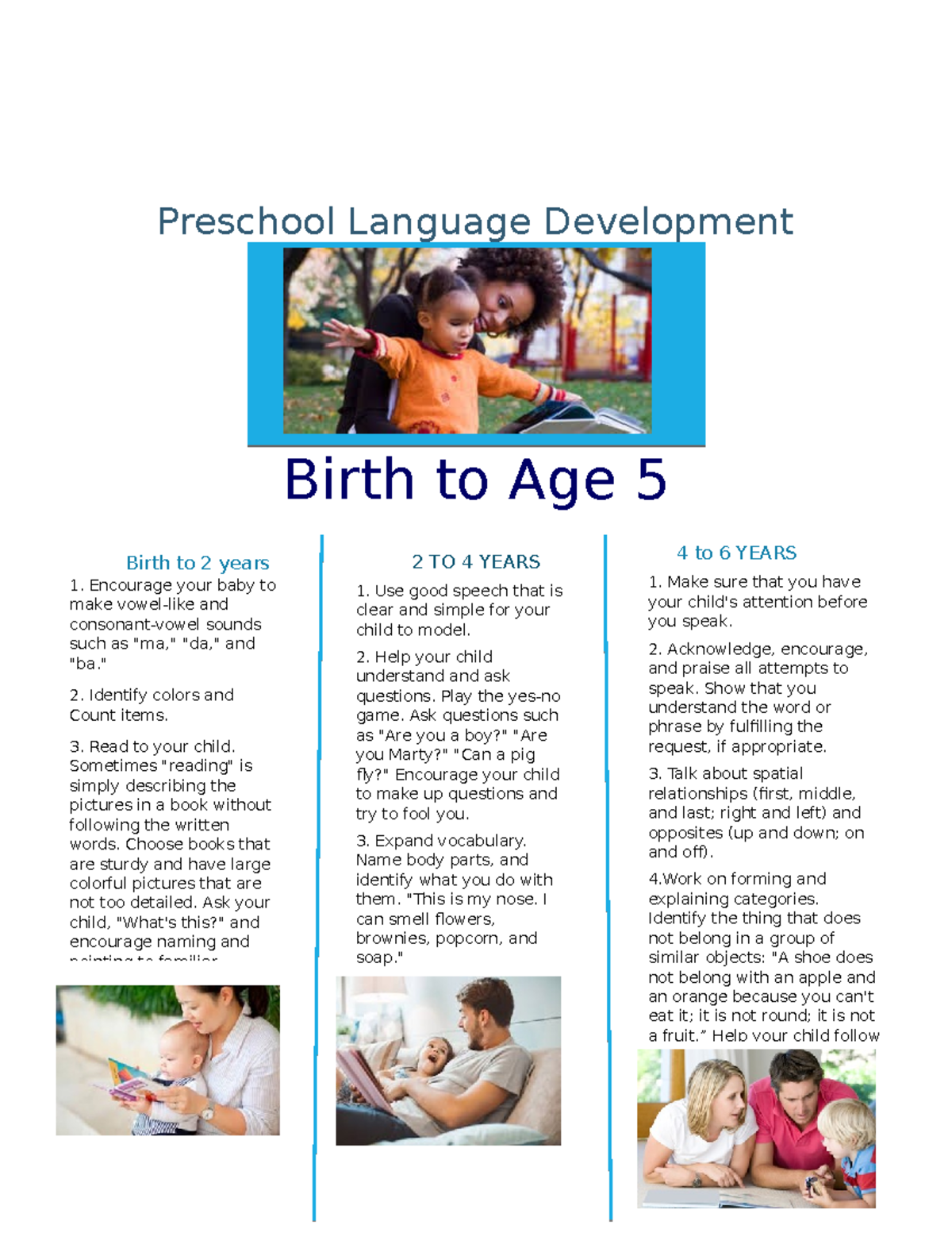 language development assignment