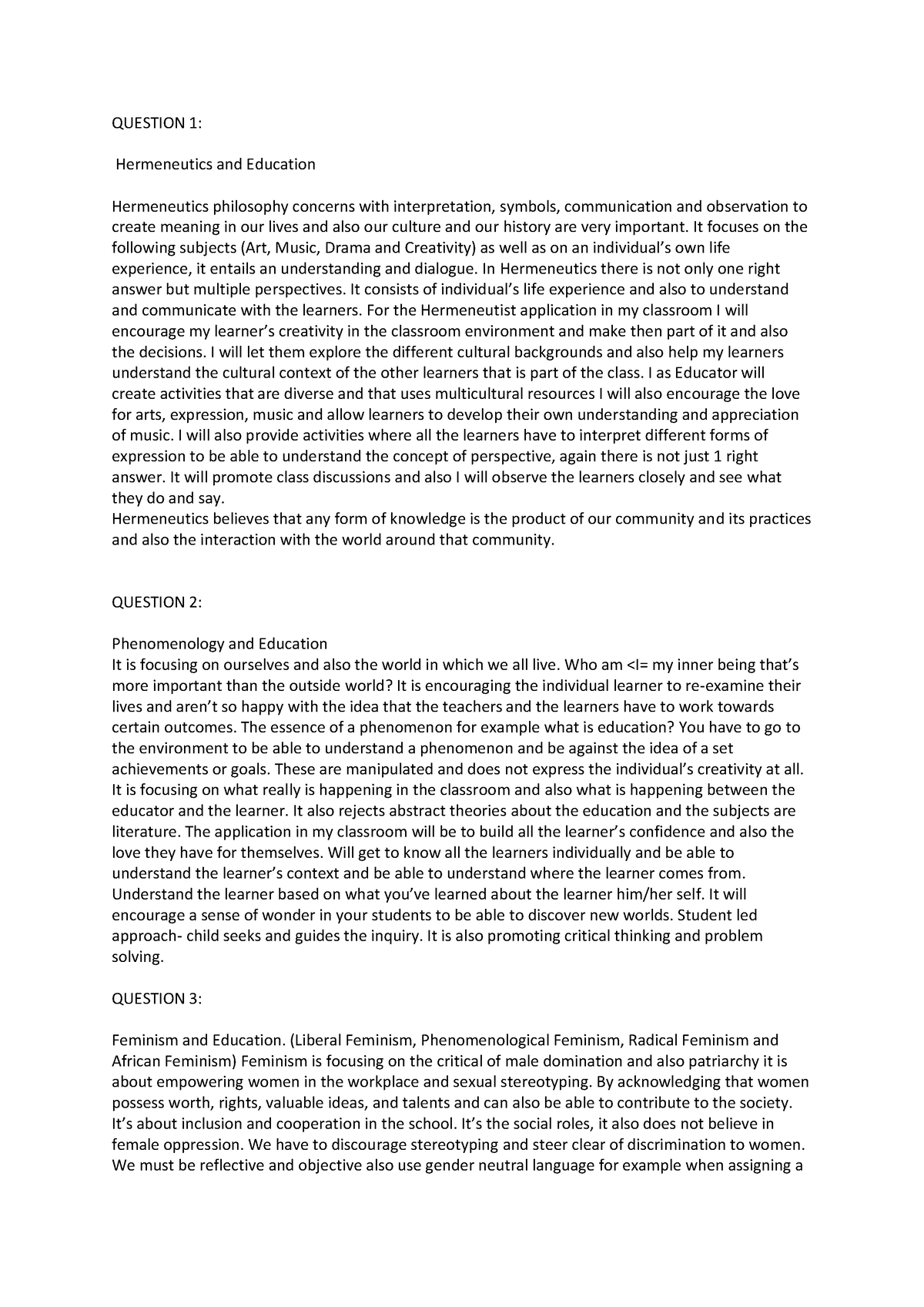 pdu3701 assignment 3 answers