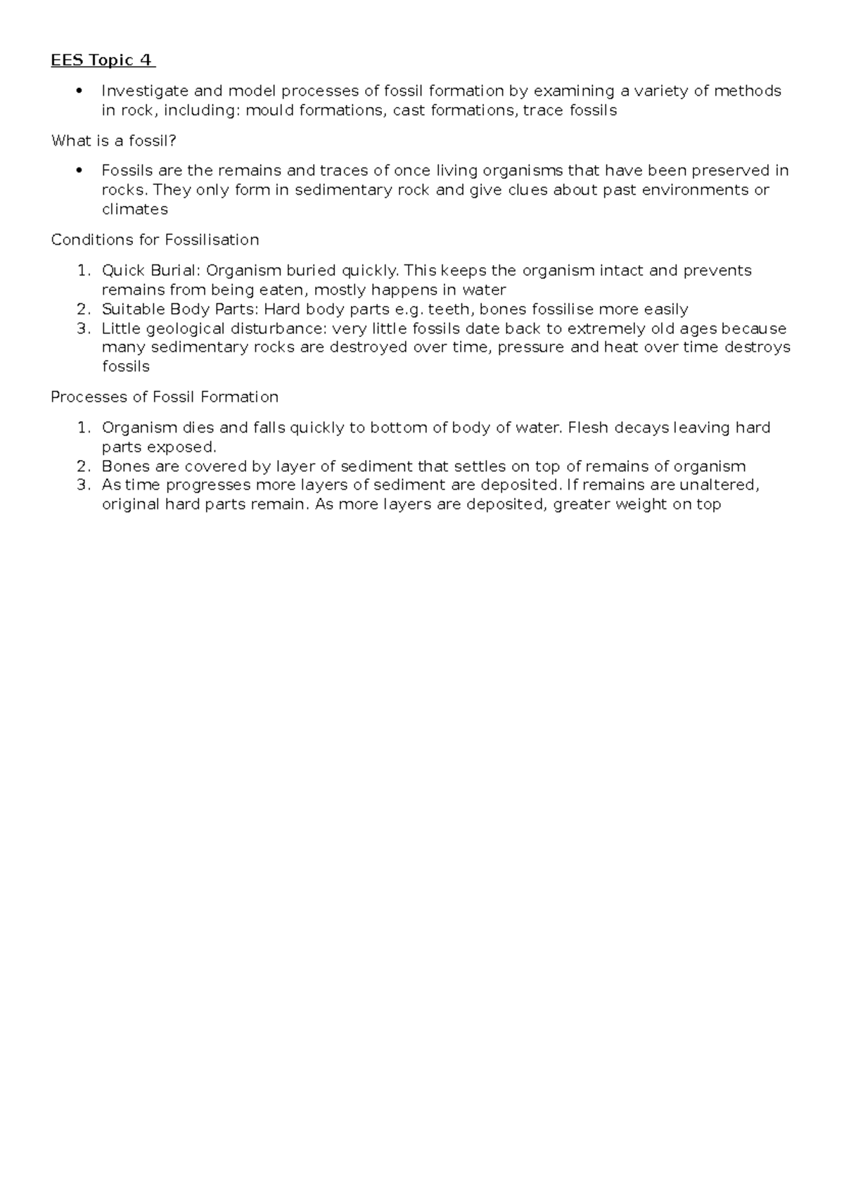 EES Topic 4 - notes ees - EES Topic 4 Investigate and model processes ...