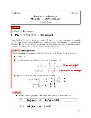 MATH0047-Exercise-Set-2 - MATH 0047: Advanced Linear Algebra Isidoros ...