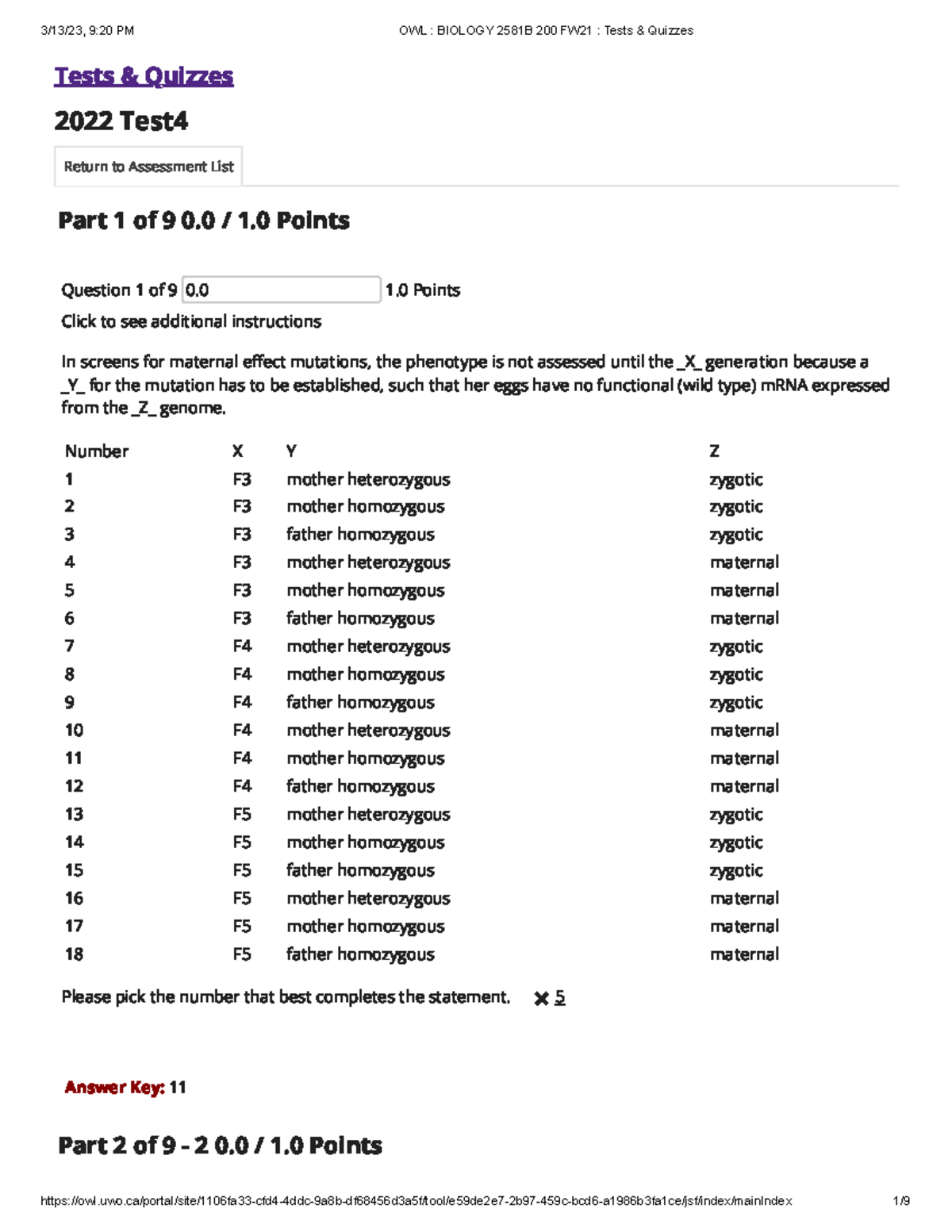 Test 4 Tests & Quizzes 2022 Test Return to Assessment List