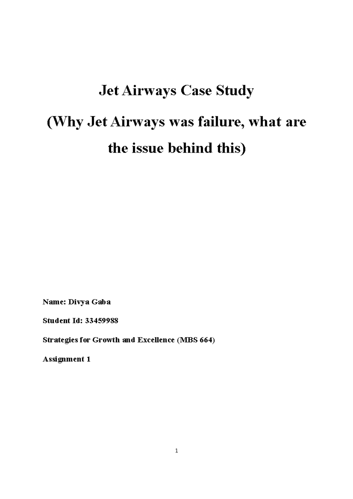 case study on jet airways