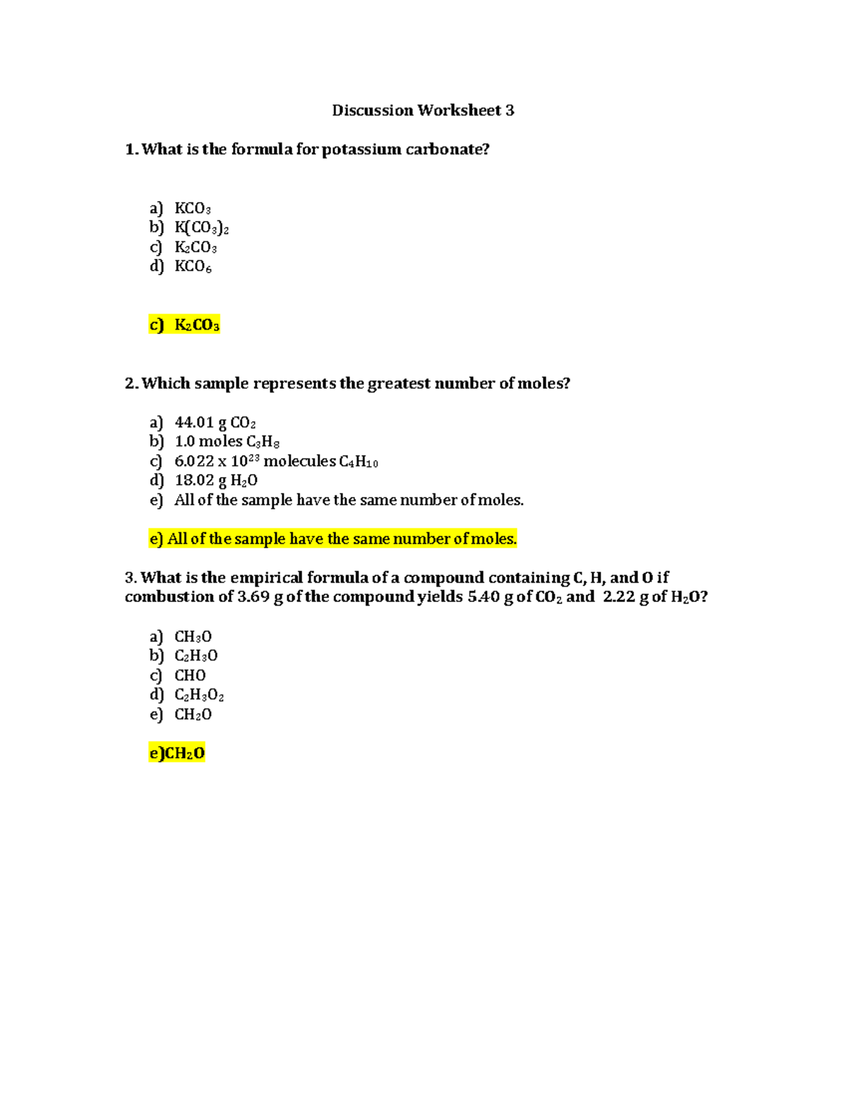 Discussion Worksheet 3 Ta Keys Studocu