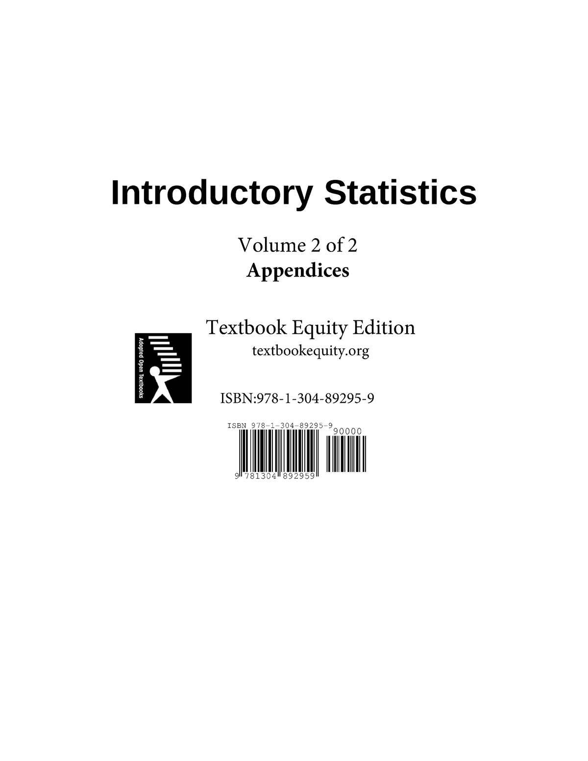 Introductory Statistics Vol2 - Introductory Statistics Volume 2 Of 2 ...