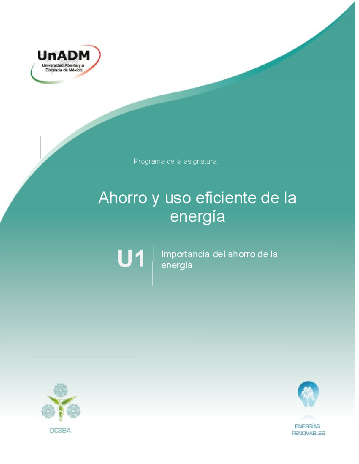 Planeacion-U1 EAEE(FA1004091) - Ahorro y uso eficiente de la energía ...