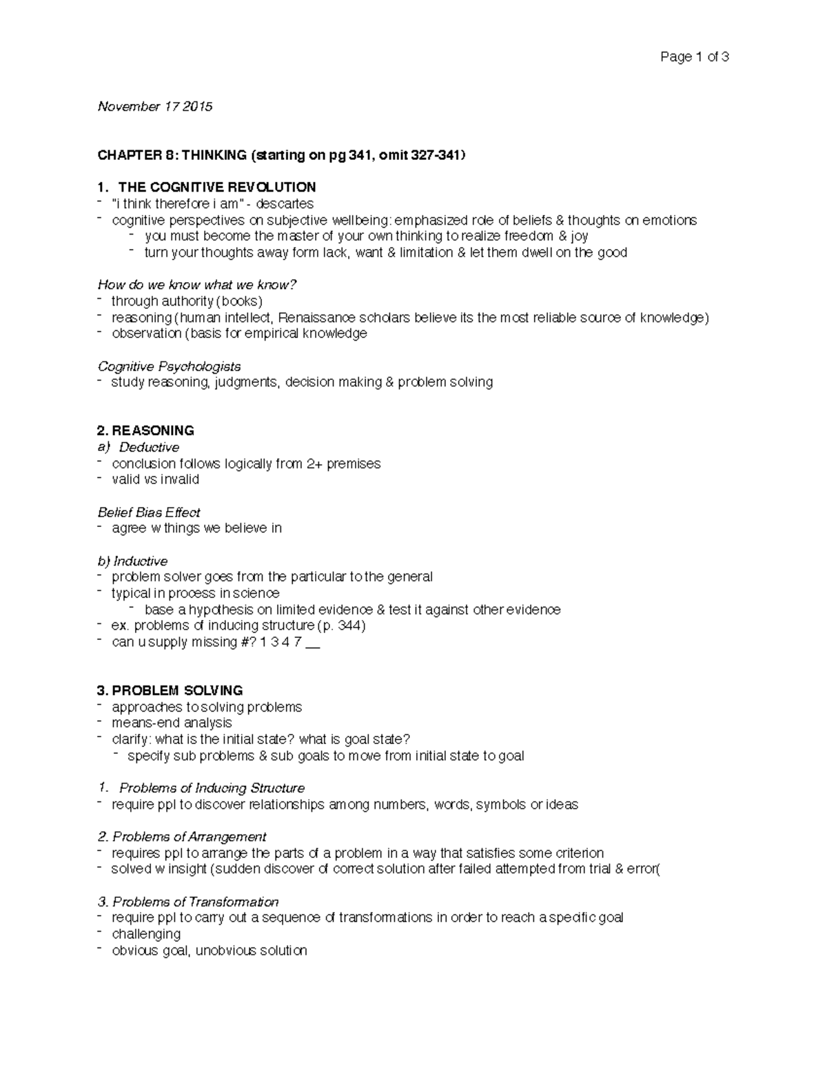 Chapter 8 PDF lecture notes - Page 1 of 3 November 17 2015 CHAPTER 8 ...