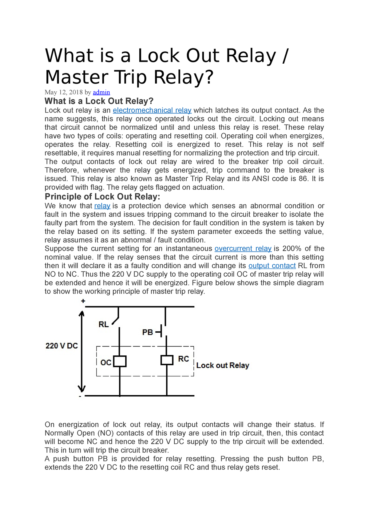 what-is-a-lock-out-relay-as-the-name-suggests-this-relay-once