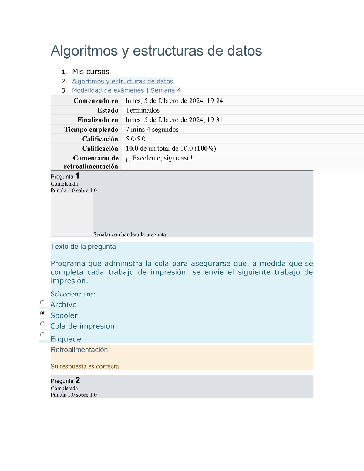 Algoritmos Y Estructura De Datos Semana 4 - Algoritmos Y Estructuras De ...