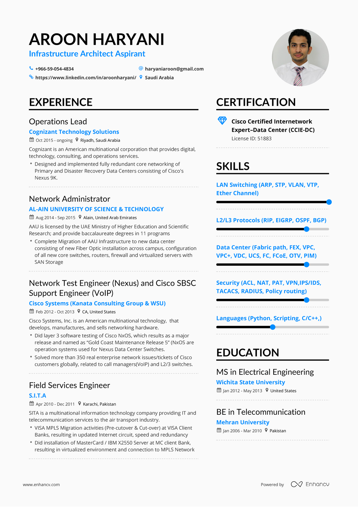 Aroon Haryani Resume - Lecture notes 1-3 - AROON HARYANI Infrastructure ...