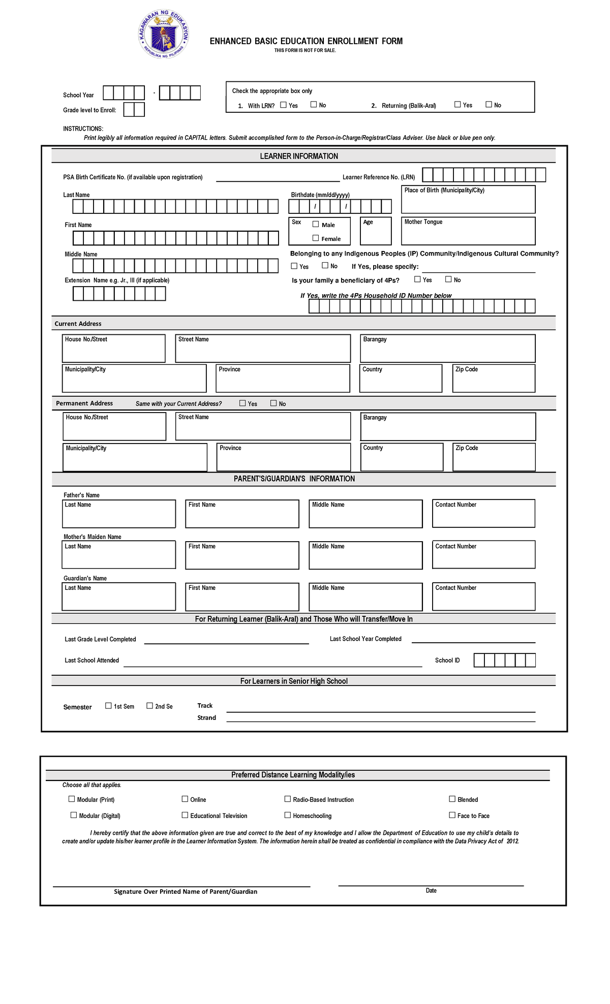 Enhanced-knorrbeefcubes-1 - ENHANCED BASIC EDUCATION ENROLLMENT FORM ...