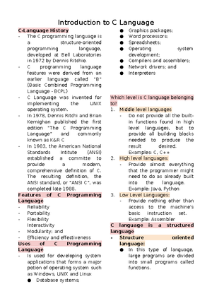 FOPR Compiled notes - LESSON Topic 1: ALGORITHM An algorithm is a step ...