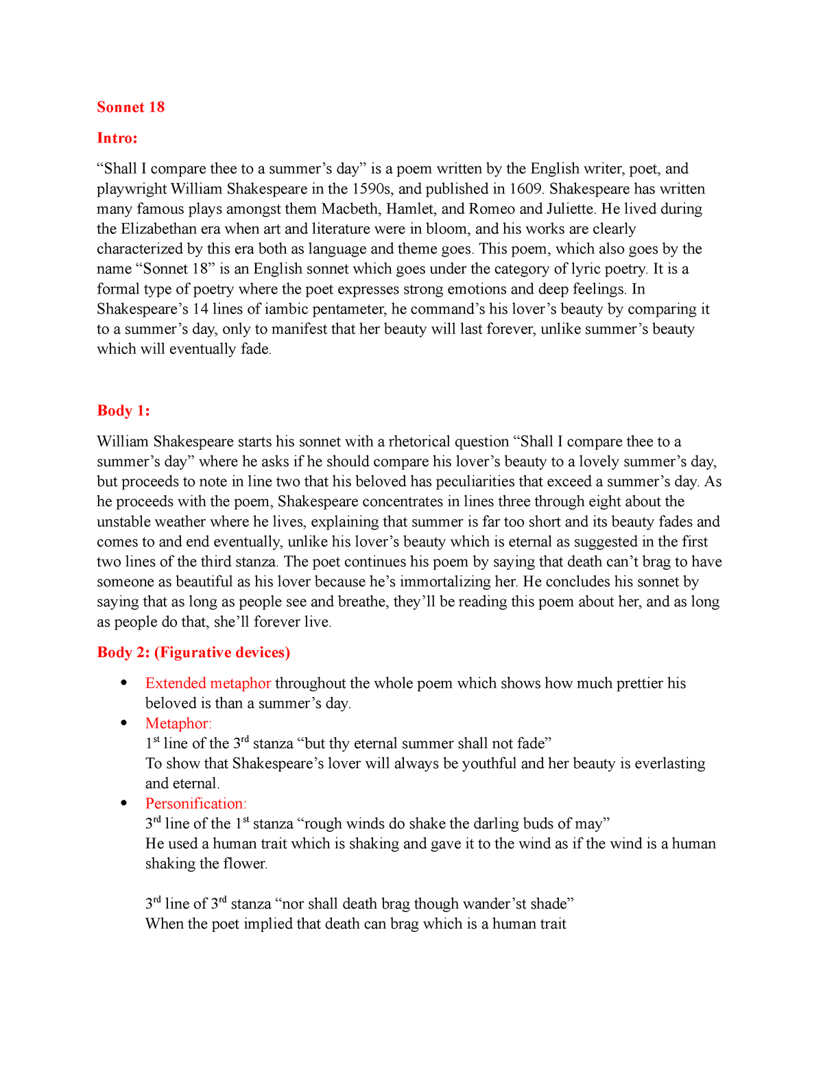 intro-to-poetry-summary-sonnet-18-intro-shall-i-compare-thee-to-a