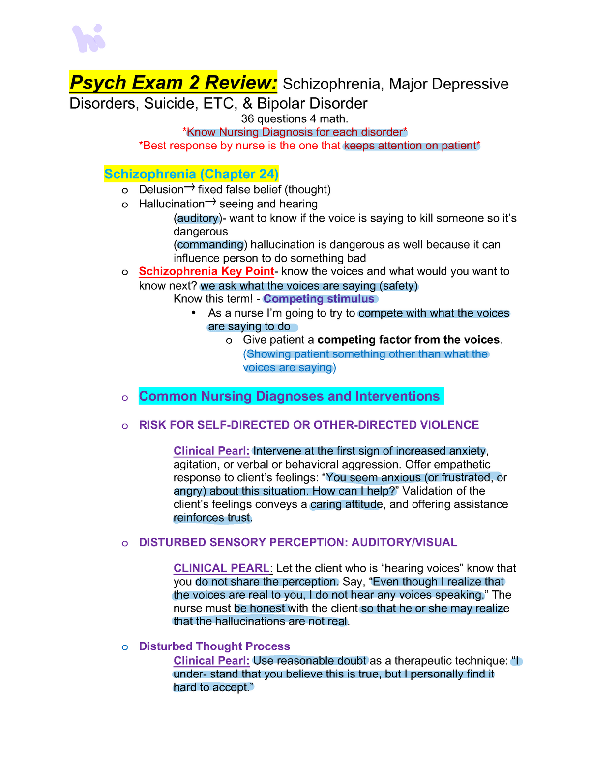 psych-exam-2-bible-psych-exam-2-review-schizophrenia-major