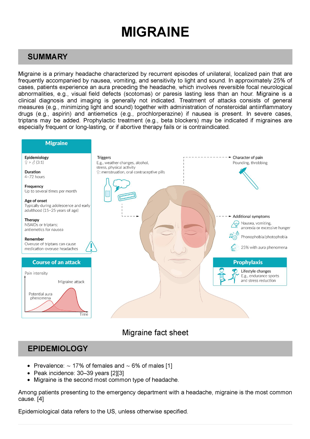 case study 43 migraine headache