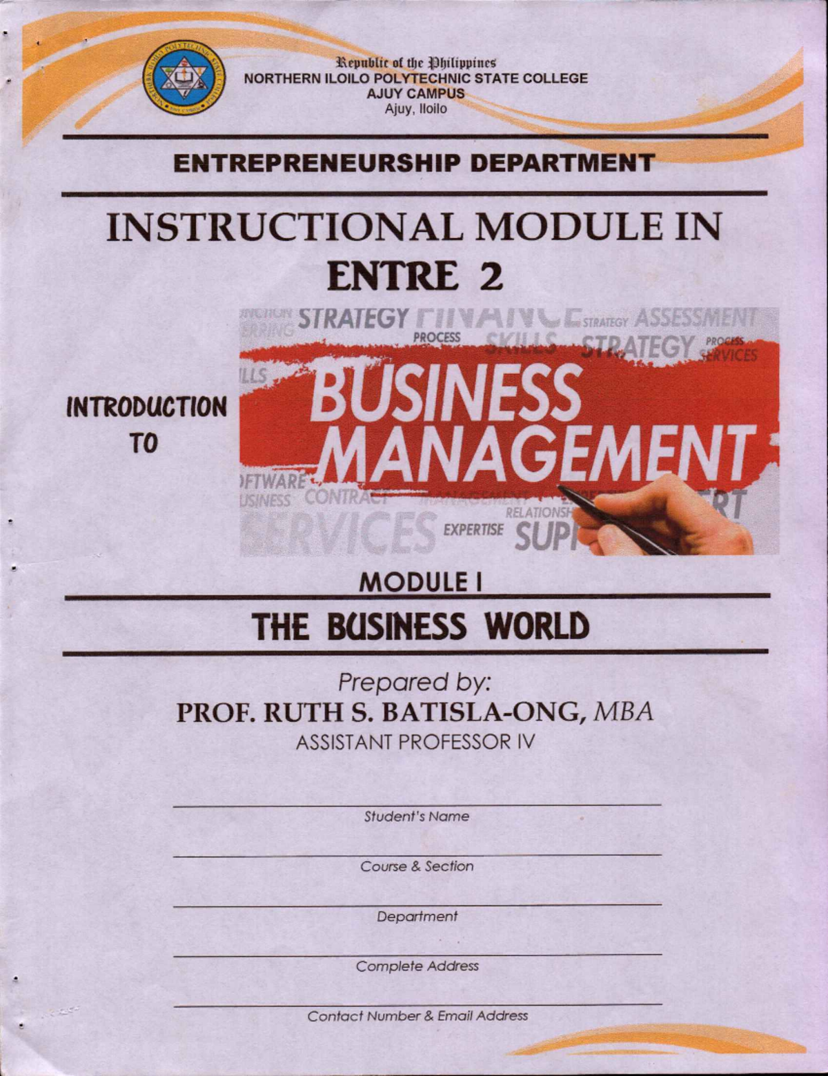 Module-1 - Is based on how well the students did in completing the ...