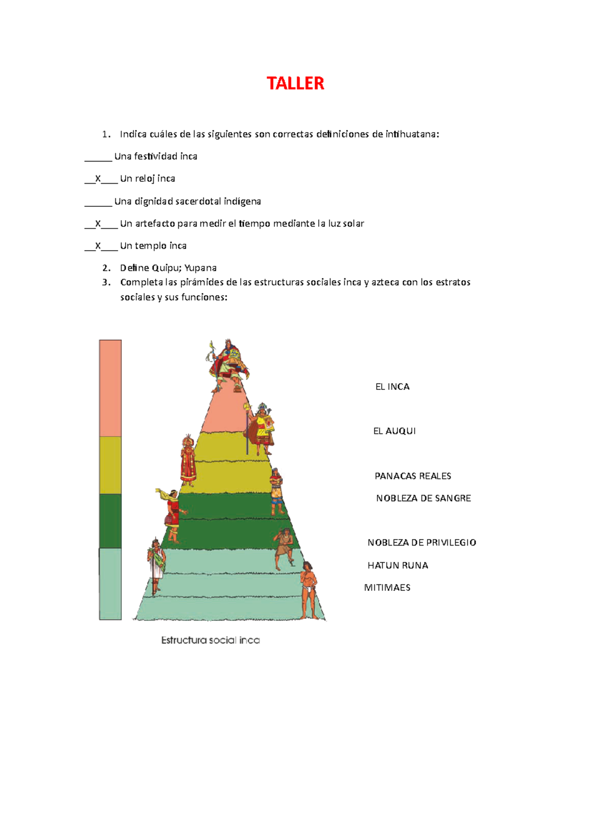 Taller Usenlo Taller Indica Cu Les De Las Siguientes Son