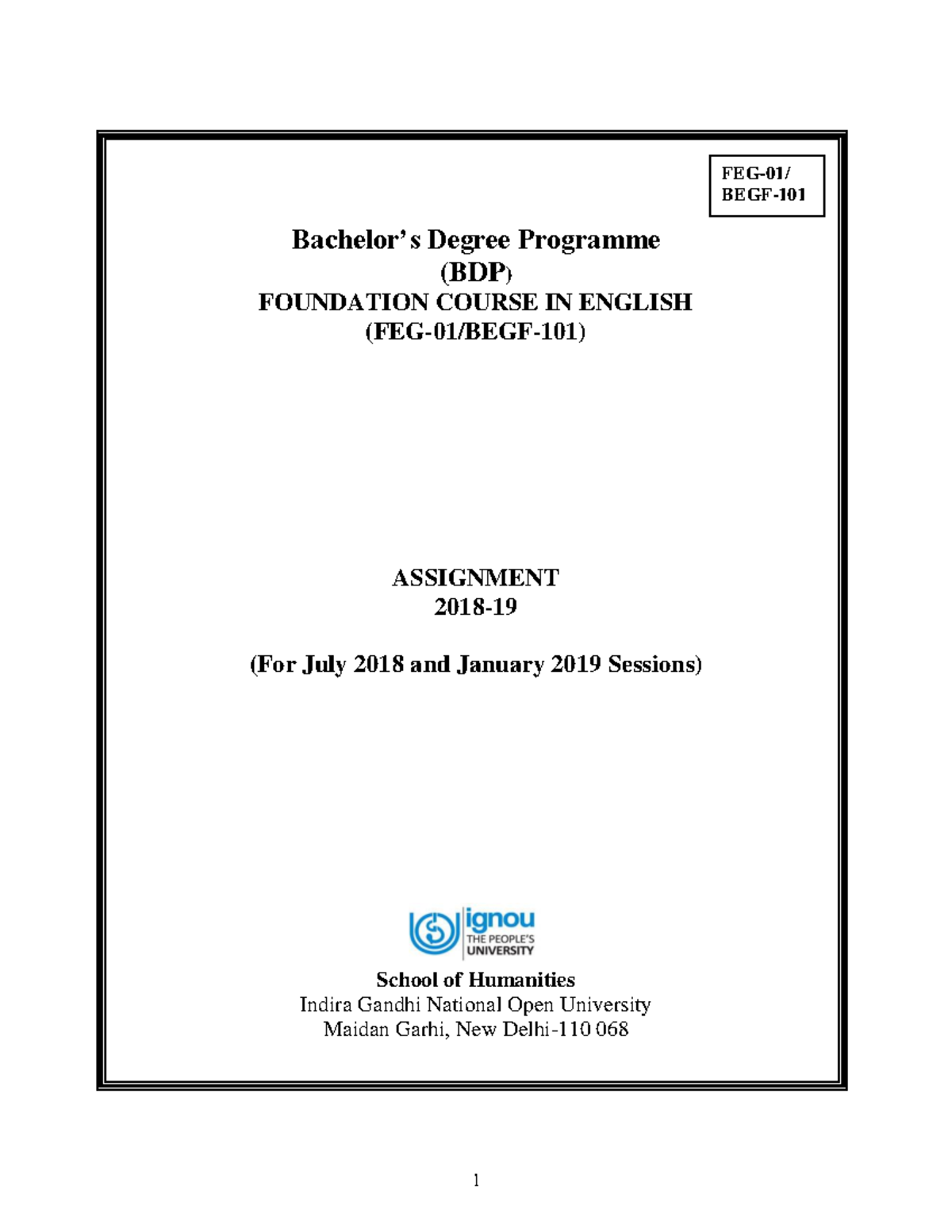 feg 01 important questions begf 101 question paper