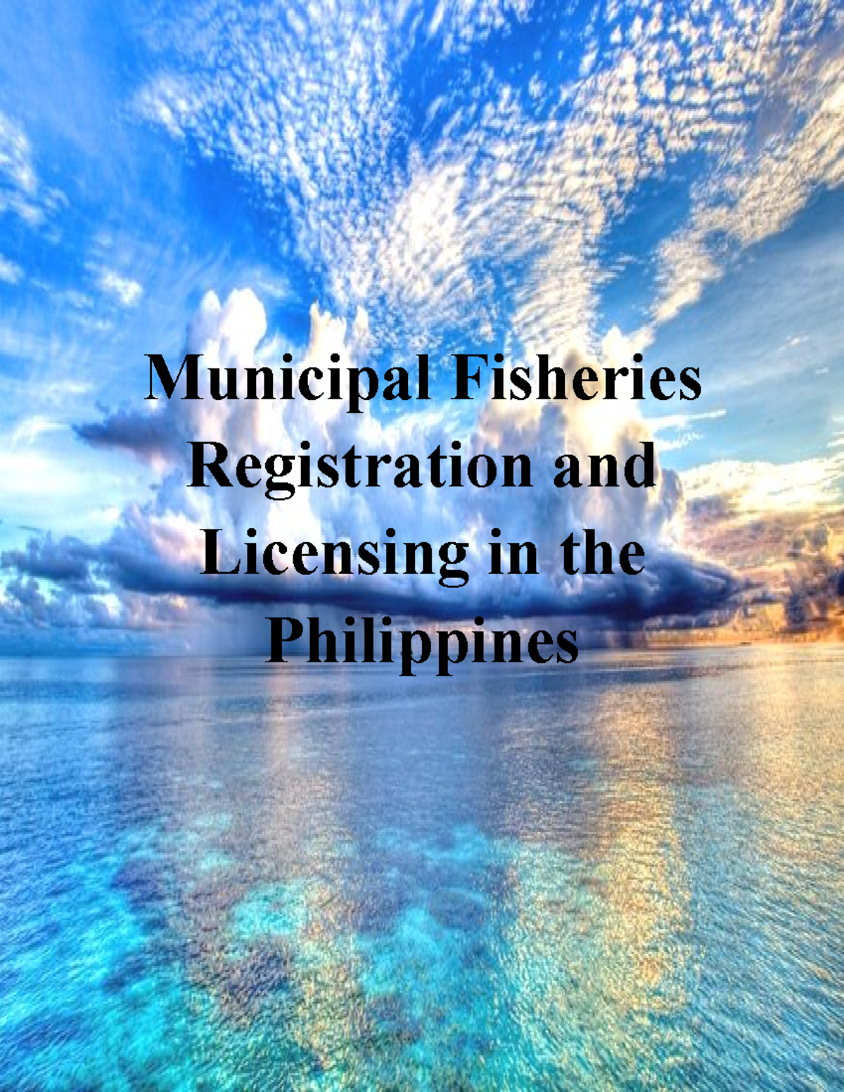 Bulacan Carillo Municipal Fisheries Registration and Licensing ...